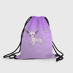Рюкзак-мешок Espeon Pokemon - розовая кошка покемон, цвет: 3D-принт