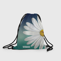 Рюкзак-мешок Маргаритка на голубом - WOMAN, цвет: 3D-принт