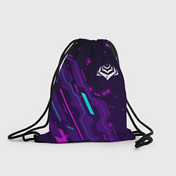 Рюкзак-мешок Warframe neon gaming, цвет: 3D-принт