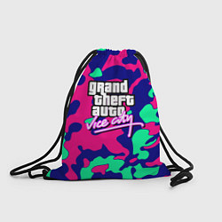 Рюкзак-мешок GTA vice city камуфляж, цвет: 3D-принт
