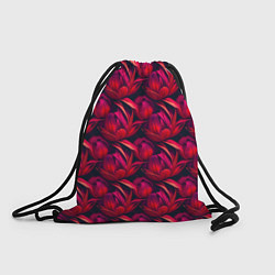 Рюкзак-мешок Прекрасные цветы к празднику, цвет: 3D-принт