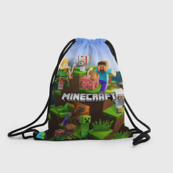Рюкзак-мешок Minecraft pixel world, цвет: 3D-принт