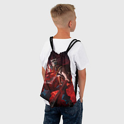 Рюкзак-мешок Аста из Черного клевера, цвет: 3D-принт — фото 2