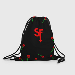 Рюкзак-мешок Sally face rose steel, цвет: 3D-принт