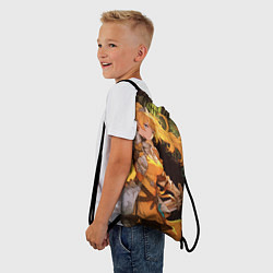 Рюкзак-мешок Рина - Нежелательный Бессмертный искатель, цвет: 3D-принт — фото 2