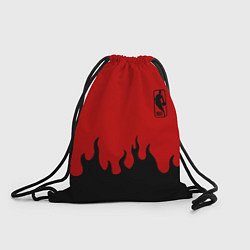 Рюкзак-мешок NBA огонь спорт текстура, цвет: 3D-принт