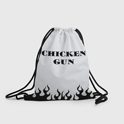 Рюкзак-мешок Чикен ган пламя, цвет: 3D-принт
