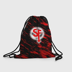Рюкзак-мешок Sally face красные искры, цвет: 3D-принт
