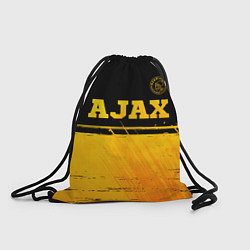 Рюкзак-мешок Ajax - gold gradient посередине, цвет: 3D-принт