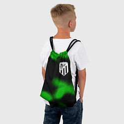 Рюкзак-мешок Atletico Madrid sport halftone, цвет: 3D-принт — фото 2