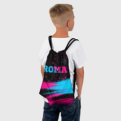 Рюкзак-мешок Roma - neon gradient посередине, цвет: 3D-принт — фото 2