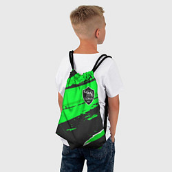 Рюкзак-мешок Roma sport green, цвет: 3D-принт — фото 2