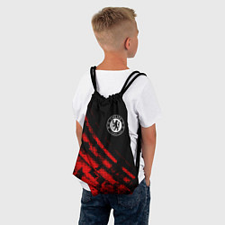 Рюкзак-мешок Chelsea sport grunge, цвет: 3D-принт — фото 2