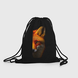 Рюкзак-мешок Морда рыжей лисы, цвет: 3D-принт