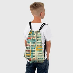 Рюкзак-мешок Яркая панелька, цвет: 3D-принт — фото 2