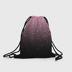 Рюкзак-мешок Градиент тёмный розовый брызги, цвет: 3D-принт