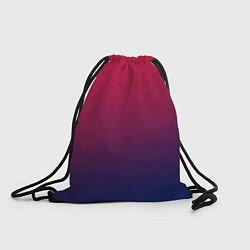 Рюкзак-мешок Gradient red-blue, цвет: 3D-принт