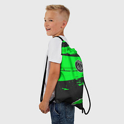 Рюкзак-мешок PSG sport green, цвет: 3D-принт — фото 2