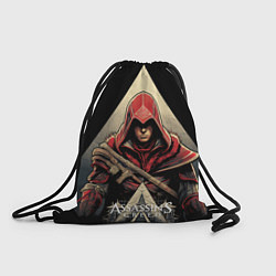 Рюкзак-мешок Assassins creed темный капюшон, цвет: 3D-принт