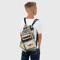 Рюкзак-мешок Ретро аудио кассеты, цвет: 3D-принт — фото 2