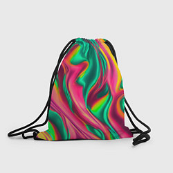 Рюкзак-мешок Неоновый голографик, цвет: 3D-принт