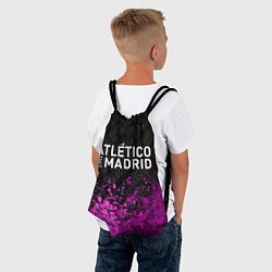 Рюкзак-мешок Atletico Madrid pro football посередине, цвет: 3D-принт — фото 2