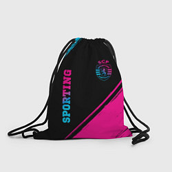 Рюкзак-мешок Sporting - neon gradient вертикально, цвет: 3D-принт