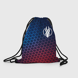 Рюкзак-мешок Dead Space неоновые соты, цвет: 3D-принт