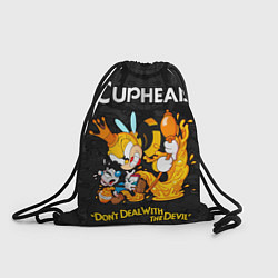 Рюкзак-мешок Cuphead - dont deal with the devil, цвет: 3D-принт