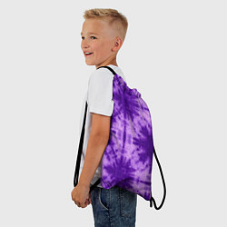 Рюкзак-мешок Тай дай фиолетовый, цвет: 3D-принт — фото 2