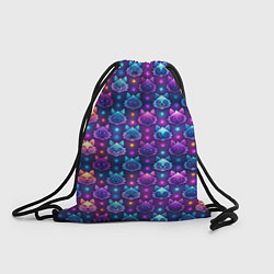 Рюкзак-мешок Фурри мордочки лисица, цвет: 3D-принт