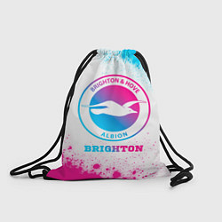 Рюкзак-мешок Brighton neon gradient style, цвет: 3D-принт