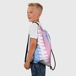 Рюкзак-мешок Полоски в стиле тай дай, цвет: 3D-принт — фото 2