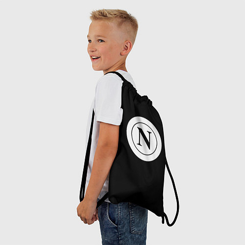 Мешок для обуви Napoli fc sport logo / 3D-принт – фото 3