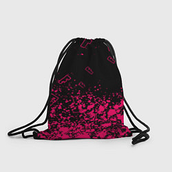 Рюкзак-мешок Fortnite розовый стиль геймер, цвет: 3D-принт