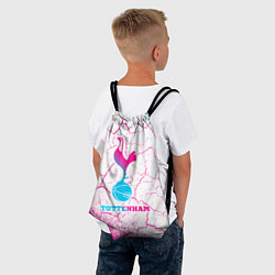 Рюкзак-мешок Tottenham neon gradient style, цвет: 3D-принт — фото 2