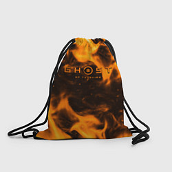 Рюкзак-мешок Ghost of Tsushima шторм оранж, цвет: 3D-принт
