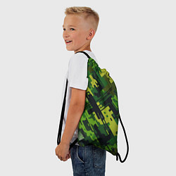 Рюкзак-мешок Camouflage - pattern ai art, цвет: 3D-принт — фото 2