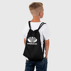 Рюкзак-мешок Daewoo white logo, цвет: 3D-принт — фото 2