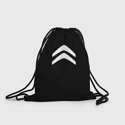 Рюкзак-мешок Citroen white logo, цвет: 3D-принт