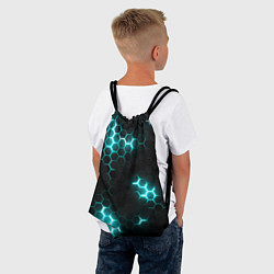 Рюкзак-мешок Дед спейс - текстура нанокостюма, цвет: 3D-принт — фото 2