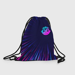 Рюкзак-мешок Tomodachi Game neon blast lines, цвет: 3D-принт