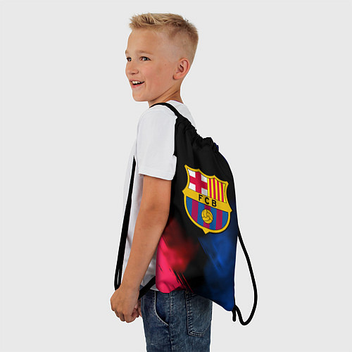 Мешок для обуви Barcelona fc club gradient smoke / 3D-принт – фото 3