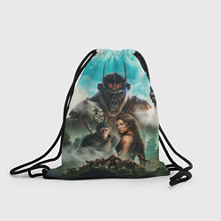 Рюкзак-мешок Постер планета обезьян, цвет: 3D-принт