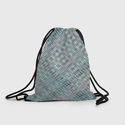 Рюкзак-мешок Светлый серо-голубой текстурированный, цвет: 3D-принт