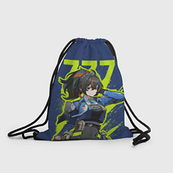 Рюкзак-мешок Zhu Yuan - Zenless Zone Zero, цвет: 3D-принт