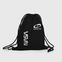 Рюкзак-мешок Nasa space logo white, цвет: 3D-принт