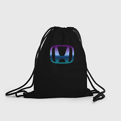 Рюкзак-мешок Honda neon logo, цвет: 3D-принт