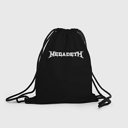 Мешок для обуви Megadeth logo white