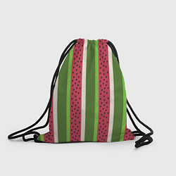 Рюкзак-мешок Арбузный паттерн, цвет: 3D-принт
